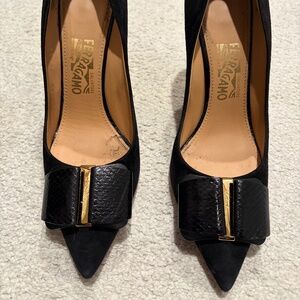 Salvatore Ferragamo Vera Bow Pumps